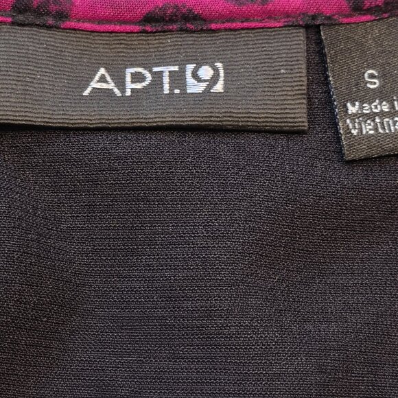 Apt. 9 Magenta and Black Tank Top Size S - Picture 3 of 6